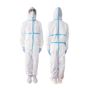 الملابس الواقية الطبية القابل للتصرف للوقاية من الأوبئة في مختبر حماية الجسم بالكامل